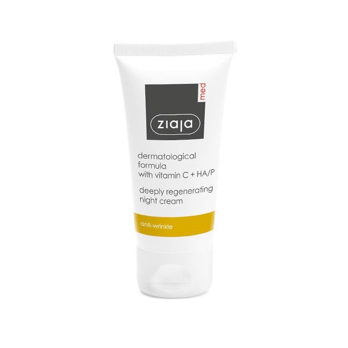 Regenerierende Anti-Falten-Nachtcreme mit Vitamin C und Ha/p: 50 ml - Ziaja - 1