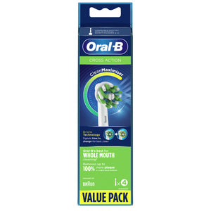 Pack 4 Crossaction-Ersatzköpfe - Oral-b - 1