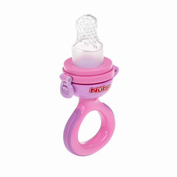 Futterknabber aus Silikon - Nuby : Rosa - 2