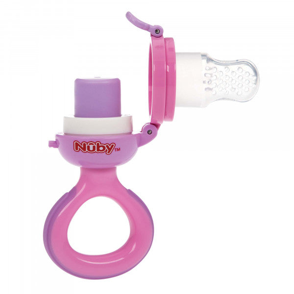 Futterknabber aus Silikon - Nuby : Rosa - 7