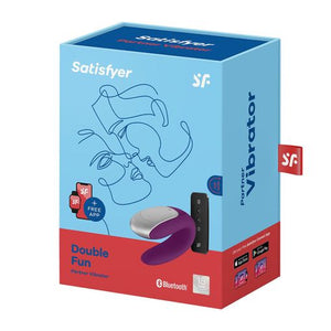 Double Fun Vibrator für Paare - Satisfyer : Morado - 1
