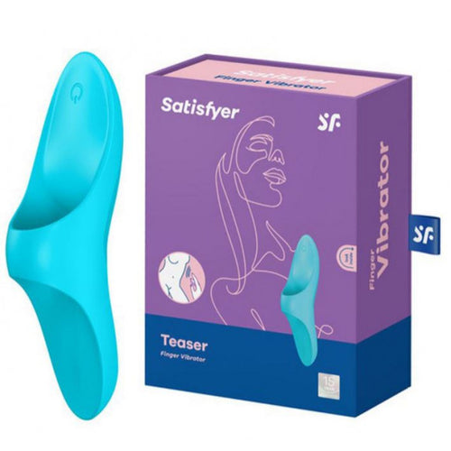 Finger-Vibrator-Teaser - Satisfyer : Azul - 1