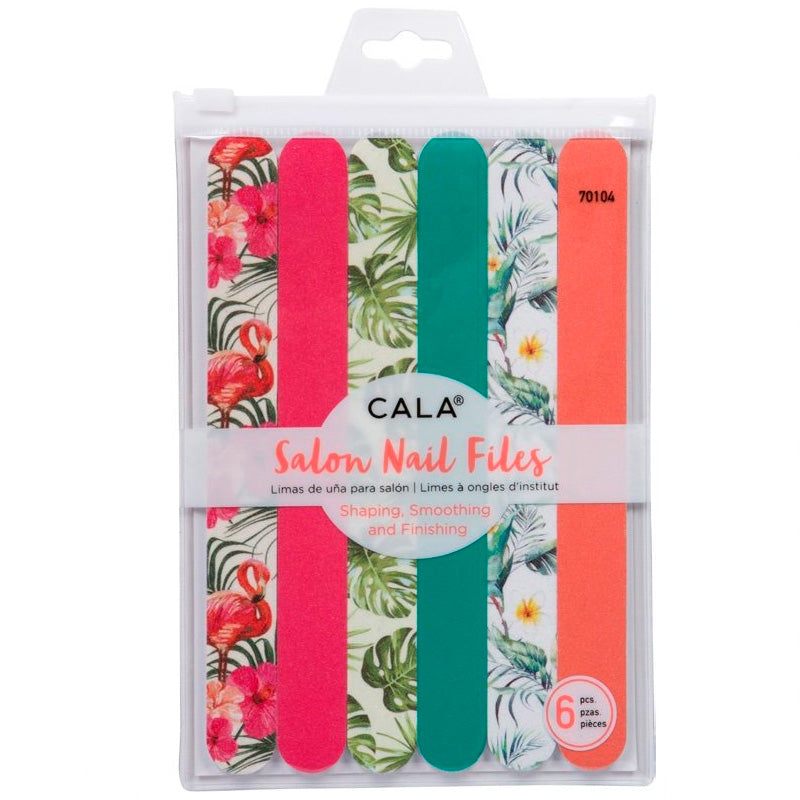 Nagelfeilen - Nagelfeilen Flamingo / Palm 6 Einheiten - Cala - 1