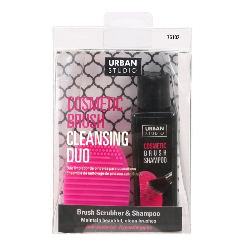 Kit Limpiador de Cepillos - Brush Cleansing Cosmetic Brush Cleansing Duo (Bürstenpeeling &amp; Shampoo) - Cala - 1