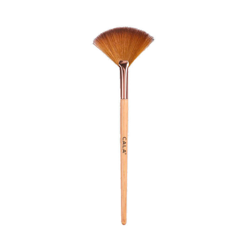 Make-up-Pinsel - Fächerpinsel aus natürlichem Bambus - Cala - 1
