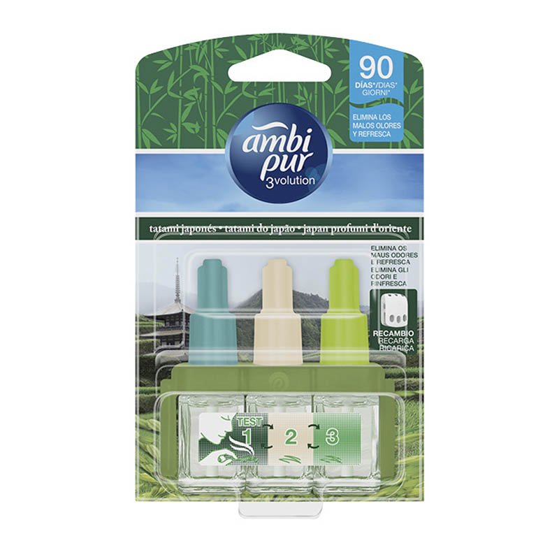 Nachfüllung für elektrischen Lufterfrischer 3 Düfte Japanisches Tatami 21 ml - Ambi Pur - 1