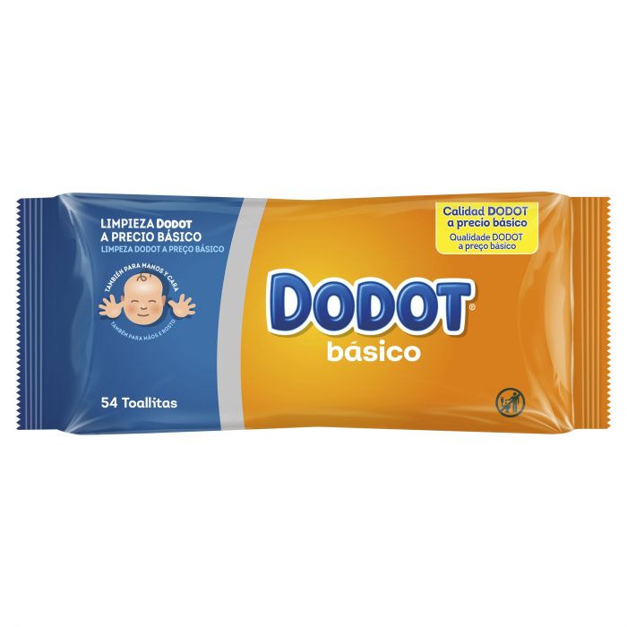Tücher mit Deckel Nachfüllpackung Basic Wipes 54 Stück - Dodot - 1