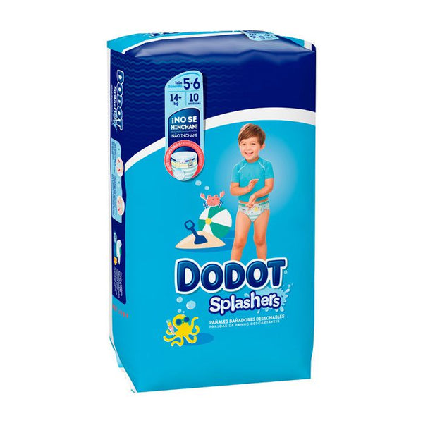 Splashers Einweg-Badeanzug für Jungen Größe 5-6 (+14 kg) - 10 Einheiten - Dodot - 1