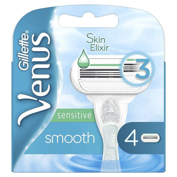 Ersatzklingen für Haarentfernungsmaschine - Venus Smooth Sensitive 4 Stück - Gillette - 1