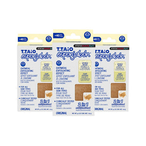 Pack mit 3 Schwammseife: Schwamm + Seife 2 in 1 - 120gr - T.taio : 3x Avena - 1