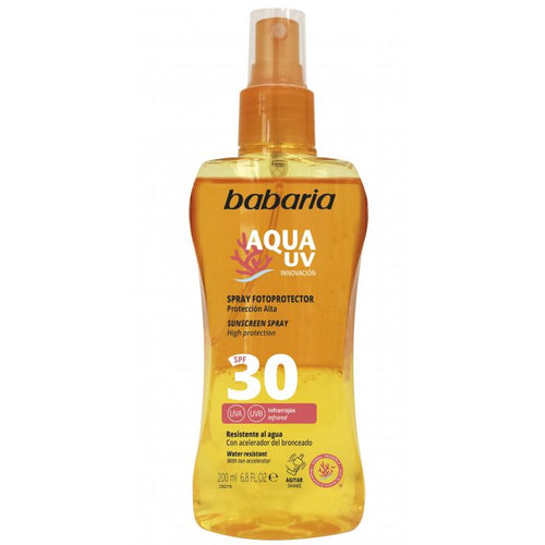 Sprühen Sie Fotoprotector Aqua Uv - Babaria : SPF30 200ml - 1