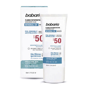 Lichtschutzflüssigkeit für empfindliche Haut Spf50 50ml - Babaria - 1