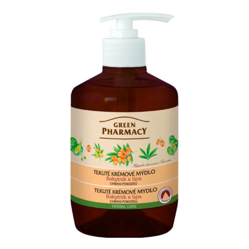 Verjüngende & nährende Sanddorn-Flüssigseife - Green Pharmacy - 1