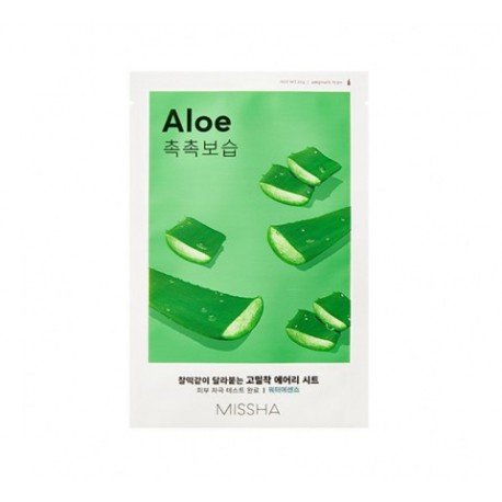 Airy Fit Aloe Vera Maske - Intensive Feuchtigkeitsversorgung - Missha - 1