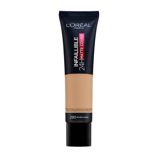 Matte Cover Grundierung hohe Deckkraft 30ml - L'oreal Paris : 290: Golden Amber - 1