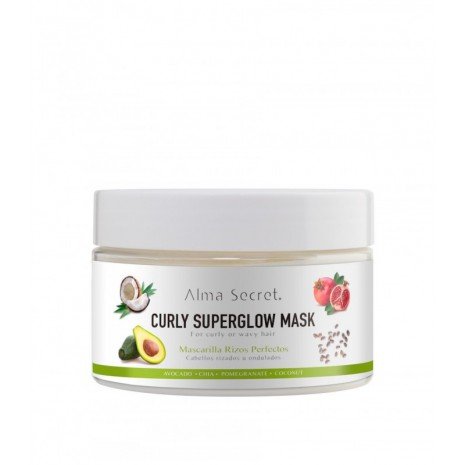 Haarmaske für lockiges und welliges Haar Curly Superglow Mask 250 ml - Alma Secret - 1