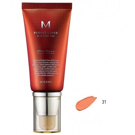 Missha - M Perfect Cover BB Cream - SPF42/PA+++ - 50 ml - Missha - 7