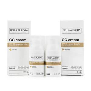 Getönte Anti-Flecken-Creme SPF50+ - Bella Aurora - 1