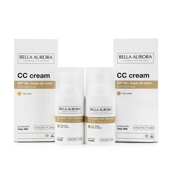 Getönte Anti-Flecken-Creme SPF50+ - Bella Aurora - 1