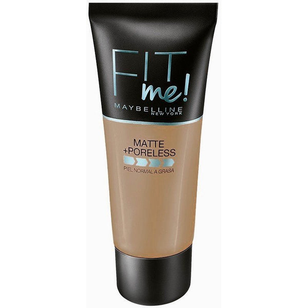 Fit Me Matte Poreless Foundation - Maybelline : 334 Warm Tan - 1