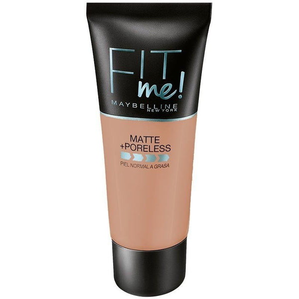 Fit Me Matte Poreless Foundation - Maybelline : 332 Golden Caramel - 1