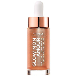 Flüssiger Highlighter Glow Mon Amour - L'oreal Paris : Iluminador líquido Wake up &amp; glow - 02 Coral glow - 1