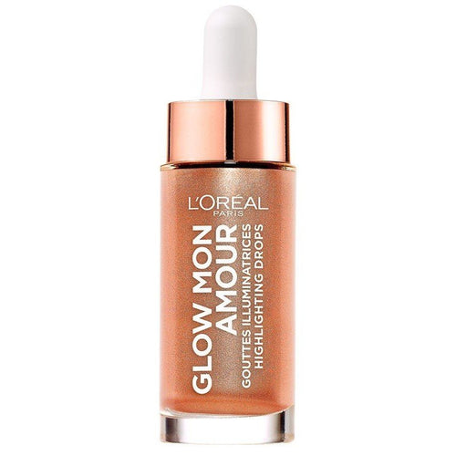 Flüssiger Highlighter Glow Mon Amour - L'oreal Paris : Iluminador líquido Wake up &amp; glow - 02 Coral glow - 1