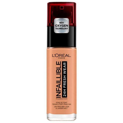 24H Fresh Wear Unverwüstliches Make-up-Grundierung - L'oreal Paris : Base de maquillaje infalible 24h fresh wear - 300 Ambre - 1