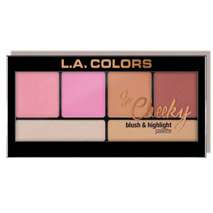 also Cheeky Blush &amp; Highlighter Palette - L.A. Colors : Pink and Playful - 1