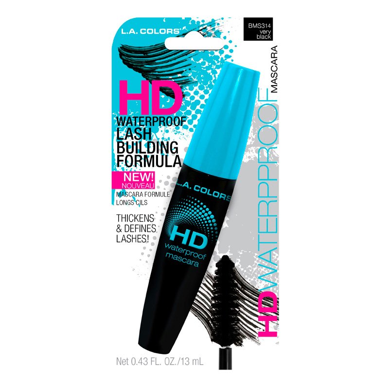 Die Colors Blister Hd Wasserdichte Mascara Sehr Schwarz - L.A. Colors - 1