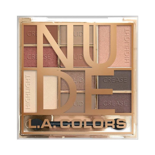 Lidschatten-Palette - Farbblock - L.A. Colors : Color Block Eyeshadow - Nude - 1
