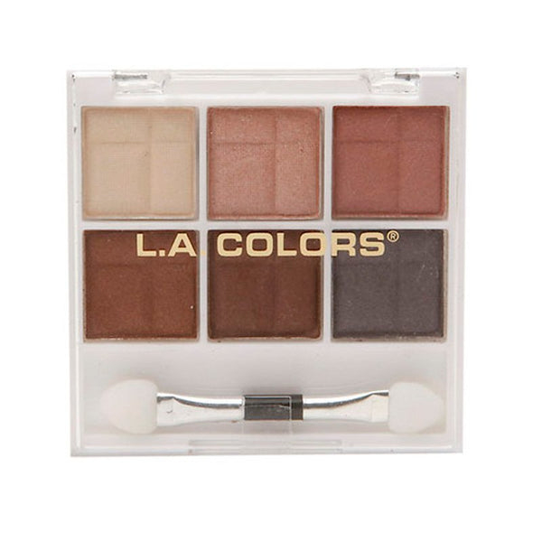 6-farbige Lidschatten-Palette - L.A. Colors : Earthy - 1