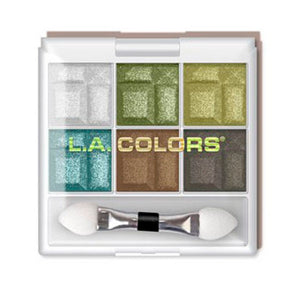 6-farbige Lidschatten-Palette - L.A. Colors : Charming - 1