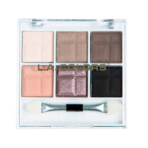 6-farbige Lidschatten-Palette - L.A. Colors : In the Nude - 1