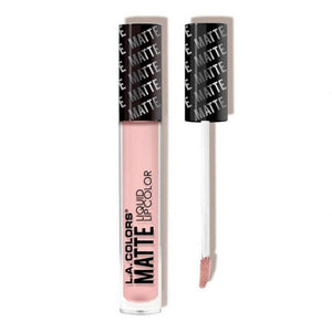 Flüssiger Lippenstift - Matte flüssige Lippenfarbe - L.A. Colors : Barely There - 1