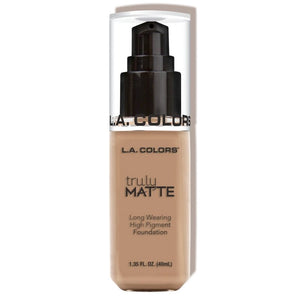 Flüssige Foundation – wirklich matt - L.A. Colors : Cool Beige - 1