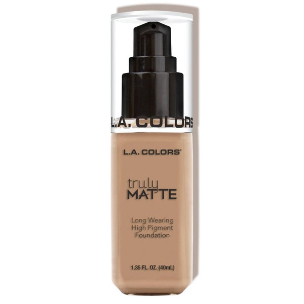 Flüssige Foundation – wirklich matt - L.A. Colors : Cool Beige - 1