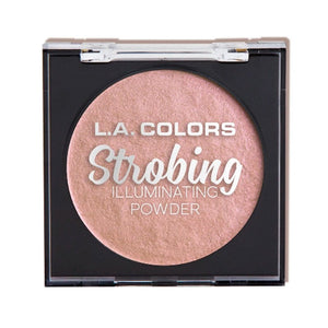 Strobing Puder-Highlighter - L.A. Colors : Flashing Pink - 1