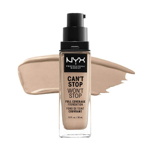 Base de Maquillaje Fluida - 24h Can't Stop Won't Stop - Professionelles Make-up - Nyx : CANT STOP WONT STOP 24HR F-LIGHT - 1