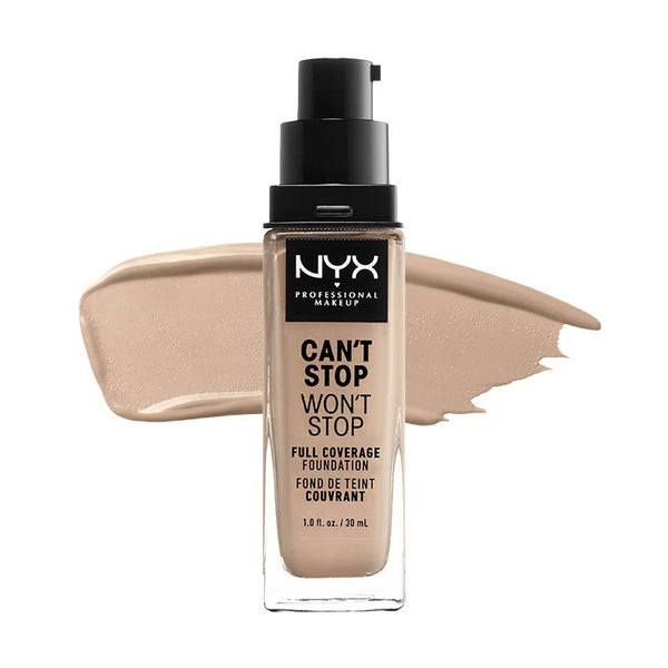Base de Maquillaje Fluida - 24h Can't Stop Won't Stop - Professionelles Make-up - Nyx : CANT STOP WONT STOP 24HR F-LIGHT - 1