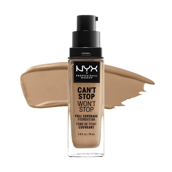 Base de Maquillaje Fluida - 24h Can't Stop Won't Stop - Professionelles Make-up - Nyx : CANT STOP WONT STOP 24HR FDTN-NT BF - 1