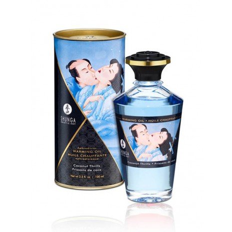Massageöl mit Wärmeeffekt Kokosgeschmack 100 ml - Öle - Shunga - 1