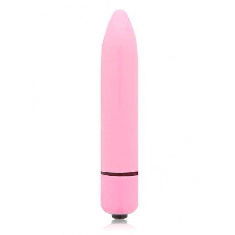 Dünner intensiver rosa Vibrator - Glossy - 1