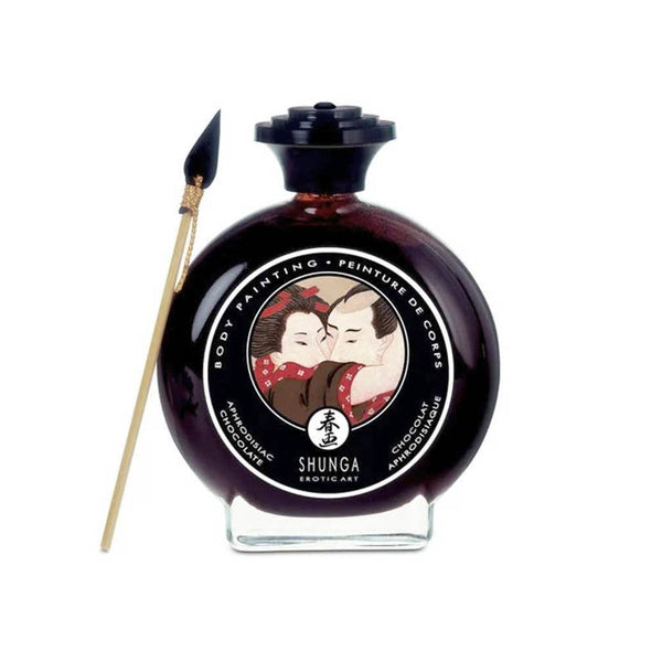 Schokoladen-Körperfarbe - Massagecreme - Shunga - 1