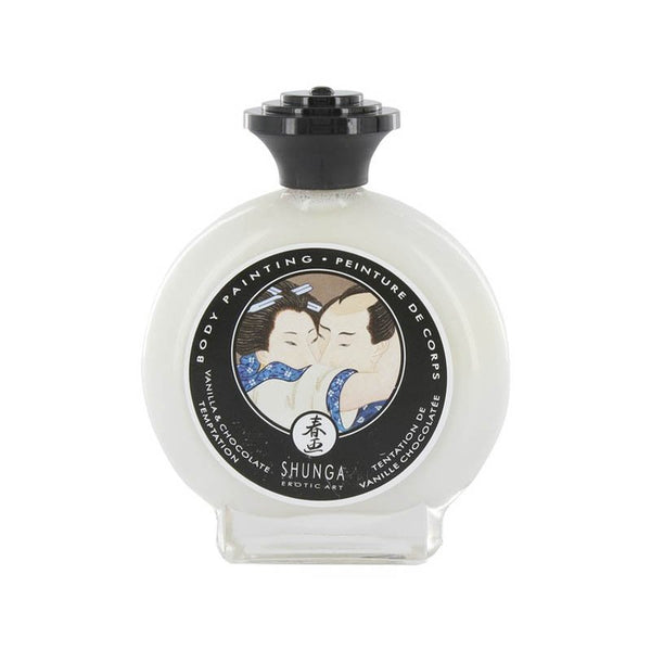 Vanille- und Schokoladen-Körperfarbe. -Massagecreme - Shunga - 1