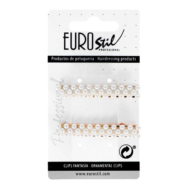 Goldclip mit Edelsteinen 2ud - Eurostil - 1
