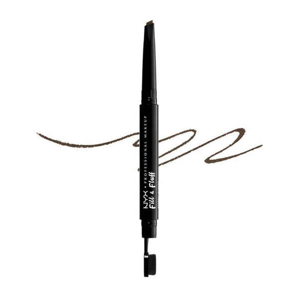 Fill &amp; Fluff Augenbrauenstift - Professionelles Make-up - Nyx : FILL &amp; FLUFF EYBRW PMD PNCL-ASH BRN - 1