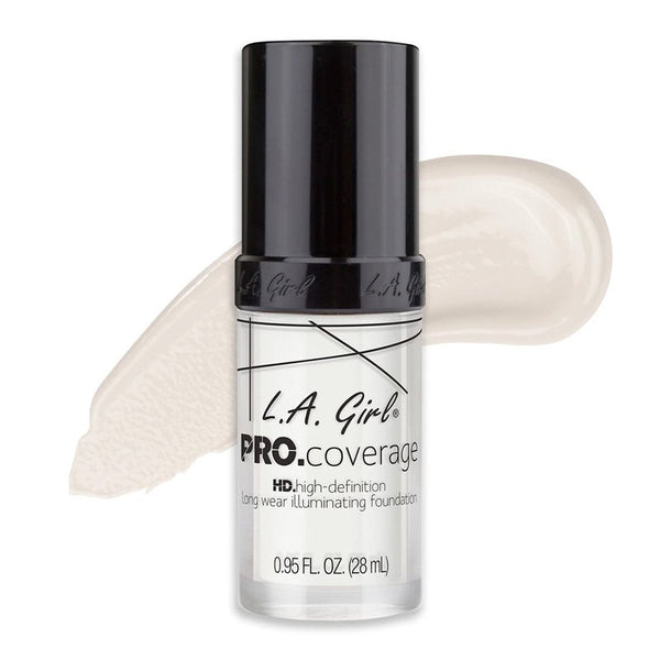 Flüssige Foundation - Pro Coverage Illuminating - L.A. Girl : White - 1