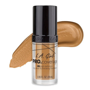 Flüssige Foundation - Pro Coverage Illuminating - L.A. Girl : Bronze - 1