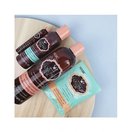 Pflegendes Shampoo 355 ml - Pflegendes Shampoo mit Kokosöl - Hask - 2